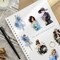 Wrapables Floral Fashion Women PET Scrapbooking Stickers for Junk Journals, Stationery, Card Making, DIY, Arts and Crafts, Water Bottles, Phones, Laptops (40pcs), Tulips and Lilies